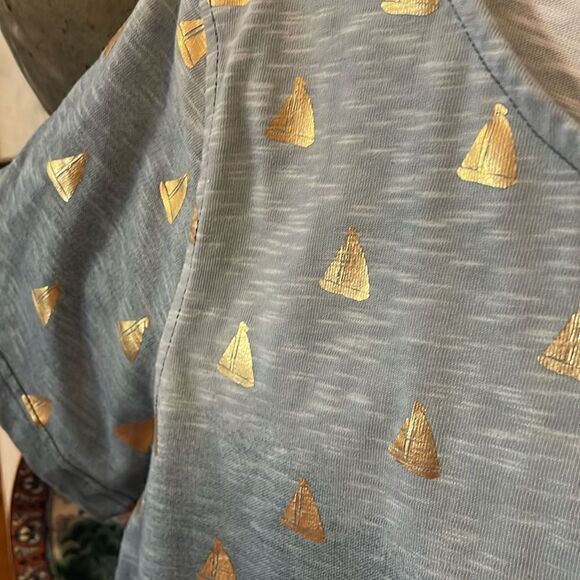 Princess Cruises Blue/Light Blue/Gold Ships T-Shirt - M - Excellent Condition - Picture 4 of 9